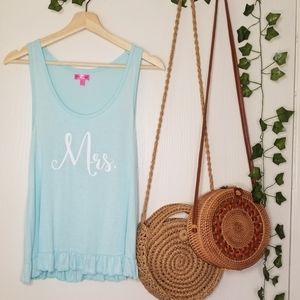 Betsey Johnson "mrs" tanktop
